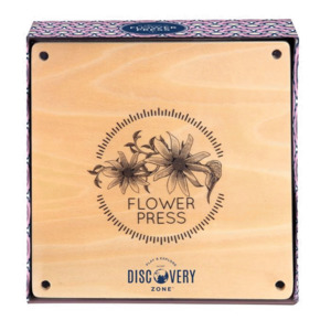 Child Baby: Discovery Zone Classic Flower Press Wood 15x5x15cm