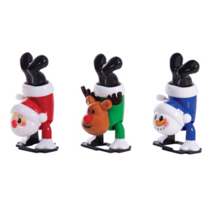Child Baby: Discovery Zone Wind Up Christmas Sprinters 3pcs Set Multi-Coloured 4x3x6.5 cm