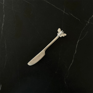 Nel Lusso Bee Butter/Pate Knife- Silver