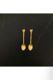 Nel Lusso Heart Teaspoon - Brass