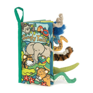 Books: Jellycat Jungly Tails Book Multi-Coloured 13x5x22cm