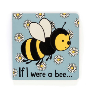 Books: Jellycat If I Were A Bee Book Blue 15x15x2cm