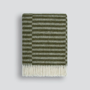 Baya Noah Olive Throw 130x190cm