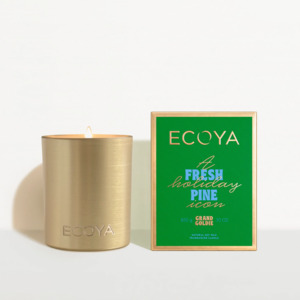 Living: Ecoya Fresh Pine Grand Goldie Holiday Collection