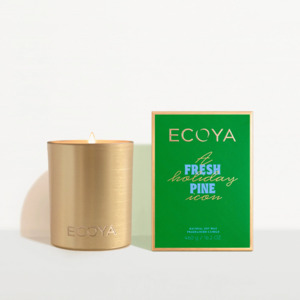 Ecoya: Ecoya Fresh Pine Goldie Candle Holiday Collection