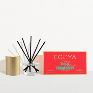 Ecoya: Ecoya Chilli Strawberry Mini Gift Set Holiday Collection