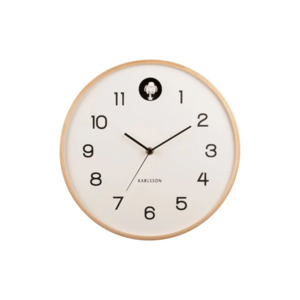 Karlsson: Karlsson Natural Cuckoo Clock - White