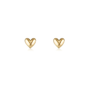 Linda Tahija: Linda Tahija Amore Stud Earrings - Gold