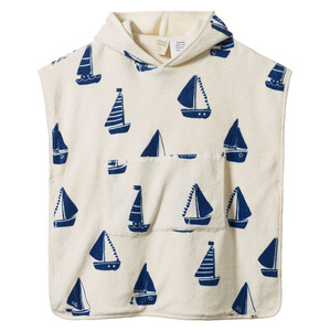 Nature Baby Poncho Towel - Regatta Print
