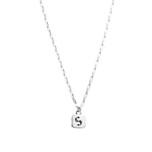 Stolen Girlfriend Logo Tag Necklace - Sterling Silver 925