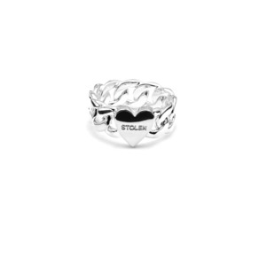 Stolen Girlfriend Love Chain Ring - Sterling Silver