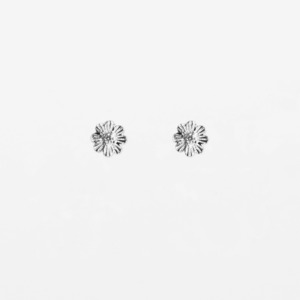Stella + Gemma Earrings  Baby Flower - Silver