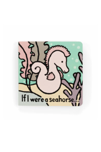 JELLYCAT IF I WERE A SEAHORSE BOARD BOOK MULTI-COLOURED 2X15X15CM