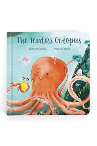 JELLYCAT THE FEARLESS OCTOPUS BOOK PADDED COVER (MATCHES WITH ODELL OCTOPUS) MUL&hellip;