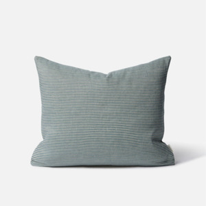 Citta Reversible Pinstripe Cushion Cover - Cod/Coconut 50x40