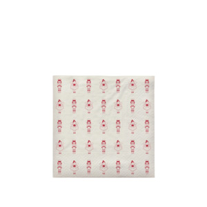 Maytime: BROSTE Paper Napkin Fairy Tale - Pumpkin Red/Off White