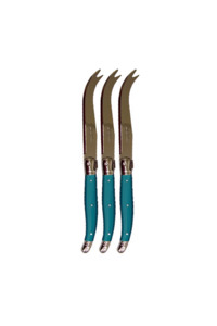 Cuttlery: Verdier Cheese Knife Single - Teal