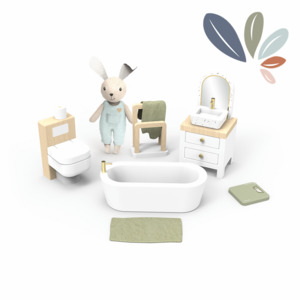 Toys Games: Speedy Monkey Doll House Bathroom + 1 Character