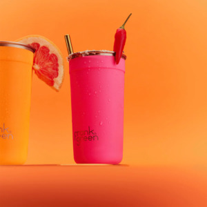 Frank Green: Frank Green Assorted 16oz Stainless Steel Party Cups 4 Pack