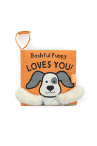 Jellycat Bashful Puppy Loves You Book 5x16x15cm