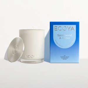 Ecoya: Ecoya Madison Candle - Sandalwood & Amber