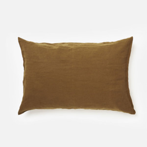 Citta: Citta Ochre Linen Pillowcase PR - Ochre 76x50cm