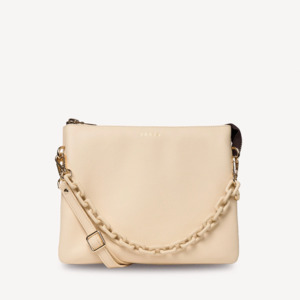 Her: Saben Matilda Crossbody - Vanilla + Tonal Chain