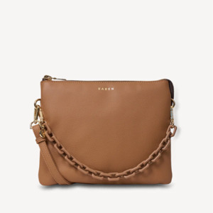 Her: Saben Matilda Crossbody - Toffee + Tonal Chain