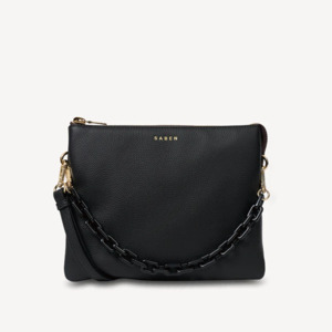 Her: Saben Matilda Crossbody - Black + Tonal Chain