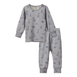 Child Baby: Nature Baby Merino 2PC Pyjamas - Best Friend Print