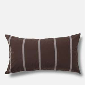 Shorts: Citta Duo King Pillowcase Pair - Rye/Pansy 51x102cm