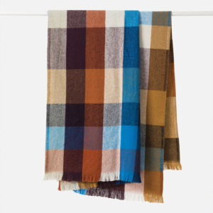 Citta Cabin Wool Blanket - Mulberry/Multi 150x180cm