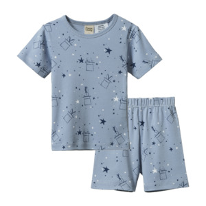 Sale: Nature Baby Shortie Pyjama Set - Illusion Bunny Print