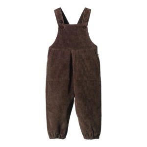 Child Baby: Nature Baby Teddy Overalls - Pinecone