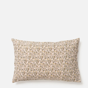 Shorts: Citta Wildflower Linen Pillowcase PR - Ivy/Multi 76x50cm