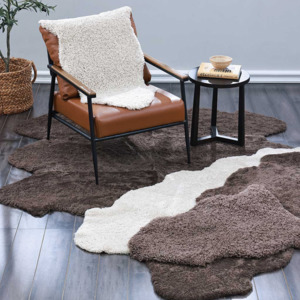 Shorts: Short Wool Sheepskin Rug Double