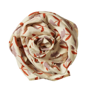 Child Baby: Nature Baby Muslin Wrap - Fleurette Print