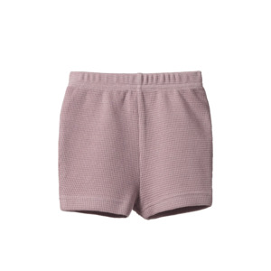Nature Baby Selby Waffle Shorts - Lilac