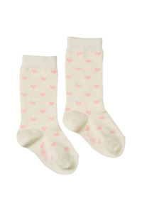 Nature Baby Organic Cotton Socks - Hearts