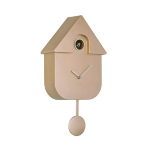 Karlsson Modern Cuckoo Clock - Metallic Rose Gold