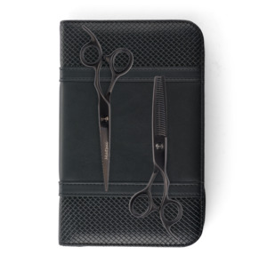 Black Friday Sale: Matsui Lightweight Classic Offset Matte Black Scissor Thinner Combo