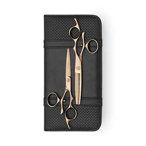 Matsui Rose Gold Swivel 6 inch Scissor Thinner Combo