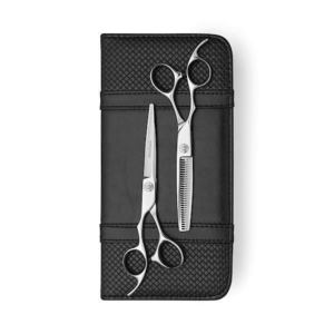 Lefty VG10 Matsui Offset Hairdressing Scissors & Thinner Combo
