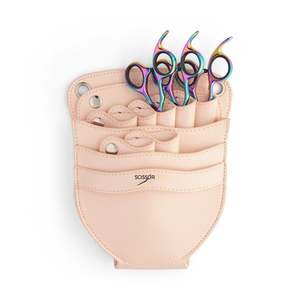 Peach Hairdressing Scissor Pouch Holster