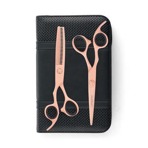 Lefty Matsui Pastel Peach Combo Hairdressing Scissors