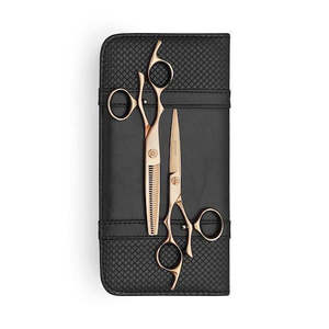 Matsui Swivel Rose Gold Lefty Scissor Thinner Combo