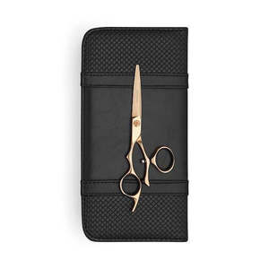 Left Handed Barber Scissors: Lefty Matsui Rose Gold Swivel Scissor