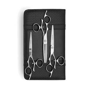 Left Handed Barber Scissors: Matsui Swivel Silver Lefty Triple Set