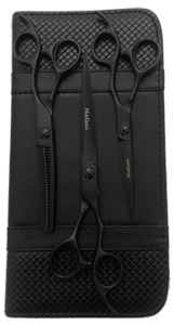 Matsui Matte Black Samurai Barbers Triple