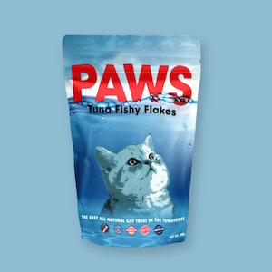 For Felines: PAWS Fishy Flakes Meal Topper